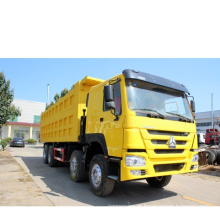 Indon Howo Tipper Sale Trucks das pastilhas de freio dos EUA 8x4 caminhão